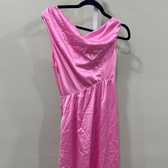 Show Me Your Mumu Jodie Dress in Pink Luxe Satin - Picture 12 of 15
